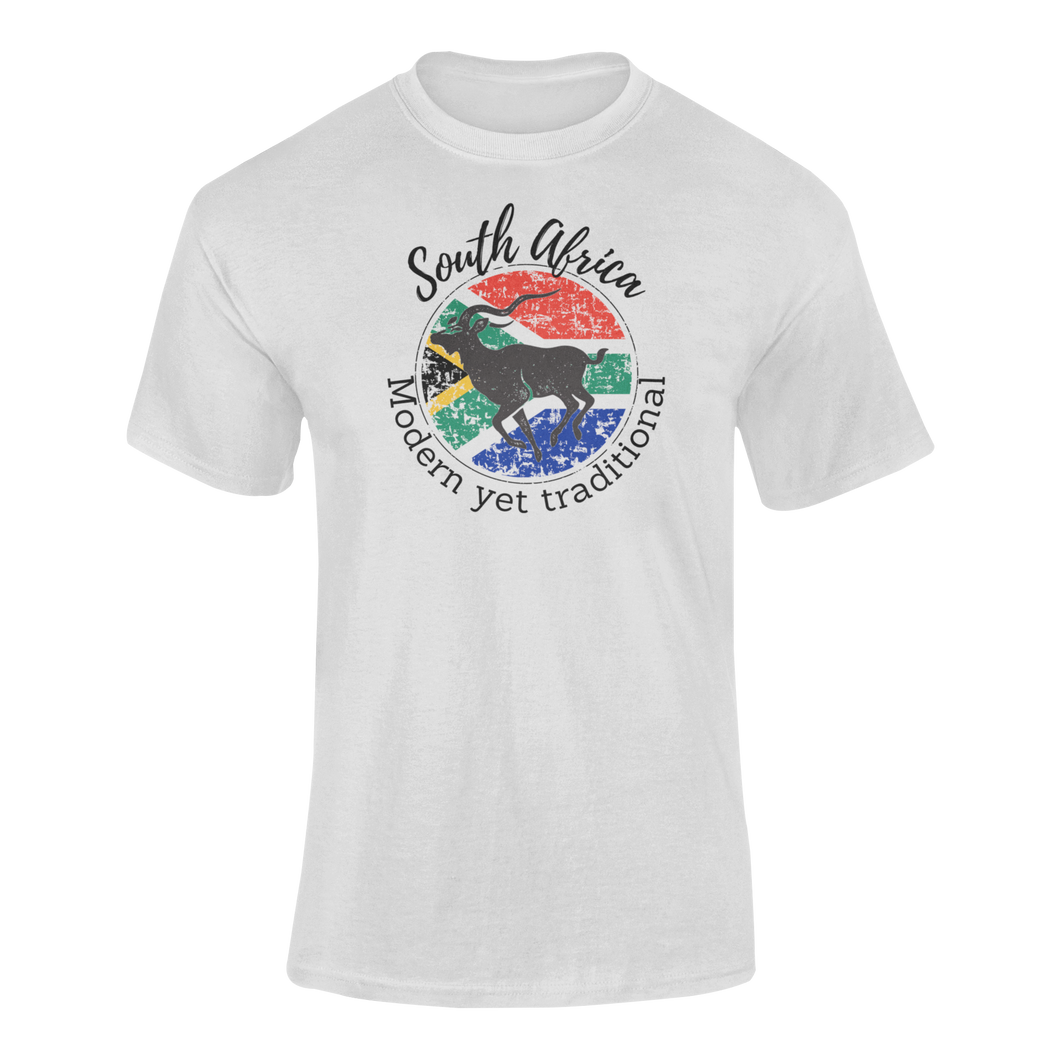 South Africa Modern Yet Traditional T-Shirtdyzynu, Ladies, Mens, Unisex