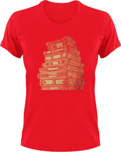 Stack of books T-Shirtbig books, books, Ladies, Mens, reading, Unisex, vintage