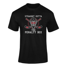 Load image into Gallery viewer, Straight Outta The Penalty Box T-Shirt 2Ladies, Mens, Unisex, Wolves Ice Hockey

