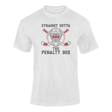Load image into Gallery viewer, Straight Outta The Penalty Box T-Shirt 2Ladies, Mens, Unisex, Wolves Ice Hockey
