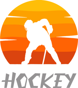 Sunset Hockey T-ShirtLadies, Mens, Unisex, Wolves Ice Hockey