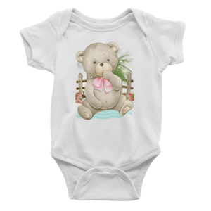 Teddy Thumb Sucking Baby Vest