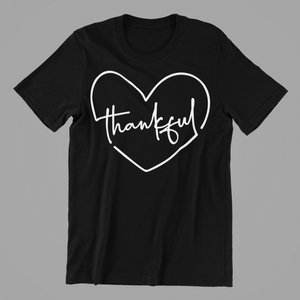 Thankful T-shirtchristian, hearts, Ladies, Mens, motivation, Unisex