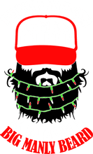 Load image into Gallery viewer, The best way to x-mas cheer is grow a beard T-Shirtbeard, christmas, Ladies, Mens, Unisex
