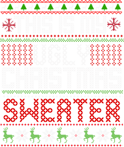 This Is My Ugly Christmas Sweater T-Shirtchristmas, elf, jokes, Ladies, Mens, snow, Unisex