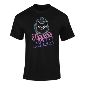 Tigger's Ark Flame Logo T-Shirtcat, cat mom, cat nip, Ladies, Mens, Michelle West, pets, Tigger's Ark, Unisex