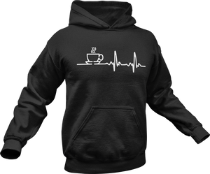 Coffee Heartbeat Hoodie