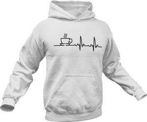 Coffee Heartbeat Hoodie