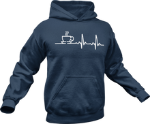 Load image into Gallery viewer, Coffee Heartbeat Hoodie
