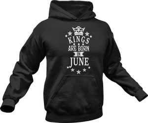 Kings are born in June Hoodie