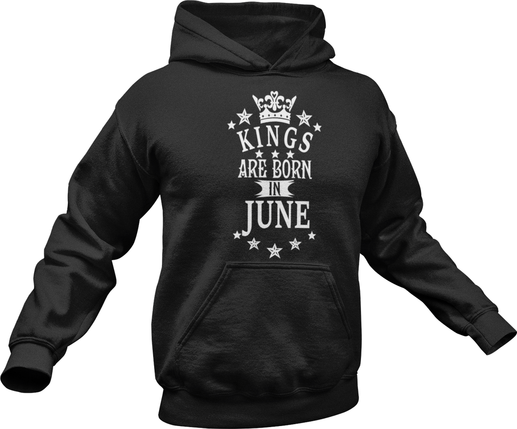 Kings are born in June Hoodie