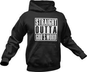 Straight Outta God's Word Hoodie in Black