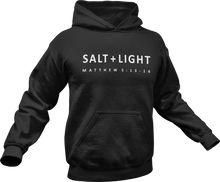 Load image into Gallery viewer, Salt and Light Matthew 5:13 - 16 Hoodie
