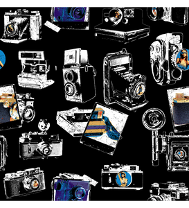 Vintage Cameras T-ShirtLadies, Mens, photo, photographer, photography, photoshop, Unisex, vintage