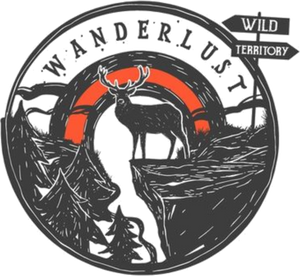 Wanderlust Wild Territory T-Shirtdyzynu, Ladies, Mens, Unisex
