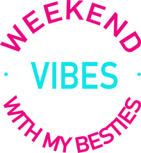 Load image into Gallery viewer, Weekend Vibes With My Besties in Pink T-Shirtgirl, girls, Ladies, Mens, party, Unisex, weekend
