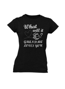 What Will It Bee Grandma Loves You T-Shirtdog, Ladies
