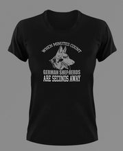 Load image into Gallery viewer, When Minutes Count German Shepherds are seconds away T-Shirtanimals, dog, Ladies, Mens, pets, Unisex
