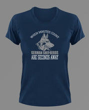 Load image into Gallery viewer, When Minutes Count German Shepherds are seconds away T-Shirtanimals, dog, Ladies, Mens, pets, Unisex
