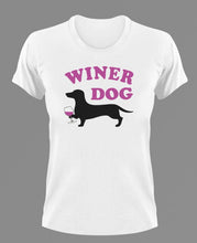 Load image into Gallery viewer, Winer Dog T-Shirtanimals, dog, Ladies, Mens, pets, Unisex
