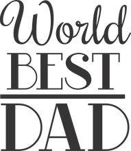 Load image into Gallery viewer, Worlds best Dad T-Shirtdad, Fathers day, funny, Ladies, Mens, Unisex
