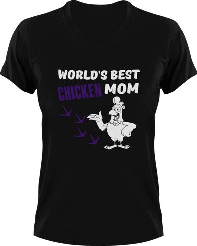 Worlds best chicken mom T-Shirtanimals, chickens, farm, farmer, farming, Ladies, Mens, mom, Unisex