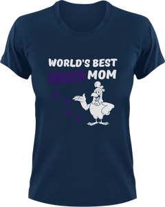 Worlds best chicken mom T-Shirtanimals, chickens, farm, farmer, farming, Ladies, Mens, mom, Unisex