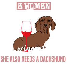 Load image into Gallery viewer, A women cannot survive on wine alone T-Shirtanimals, dog, Ladies, Mens, pets, Unisex, wine
