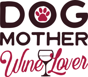 Dog Mother Wine Lover Tshirt