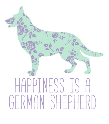 Happiness is a German Shepherd T-Shirtanimals, cat, dog, Ladies, Mens, Unisex