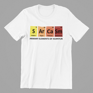 Sarcasm Primary Elements of Humour Tshirt