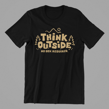 Load image into Gallery viewer, think outside no box required Tshirt
