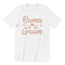 Load image into Gallery viewer, Ouma of the Groom T-shirt - Bachelorette Party T-shirtaunt, bachelorette, bachelorette party, bride, Ladies, mom, ouma, sister, wedding
