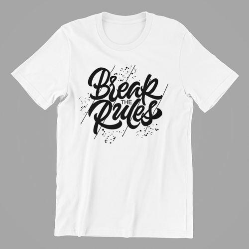 Break the Rules T-shirtLadies, Mens, motivation, Unisex