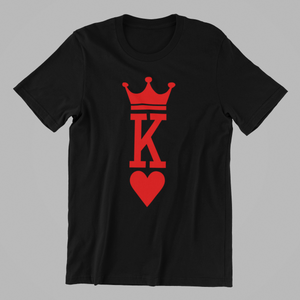 King of Hearts T-shirtbirthday, boy, brother, Mens, Unisex, valentine