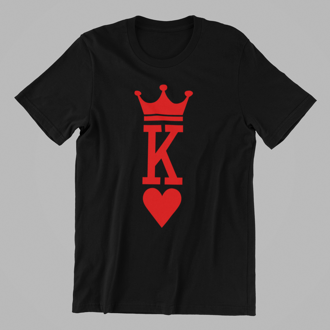 King of Hearts T-shirtbirthday, boy, brother, Mens, Unisex, valentine