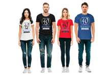 Load image into Gallery viewer, This is what 40 and Blessed Looks like 40th Birthday T-shirtbirthday, christian, Ladies, Mens, Unisex
