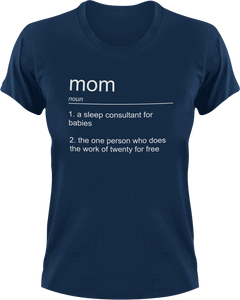 Mom T-Shirtdance mom, family, firefighter mom, Ladies, Mens, mom, noun, police mom, supermom, Unisex
