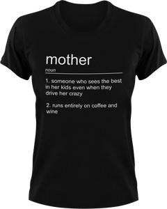 Mother T-Shirtdance mom, family, firefighter mom, Ladies, Mens, mom, mother, noun, police mom, supermom, Unisex