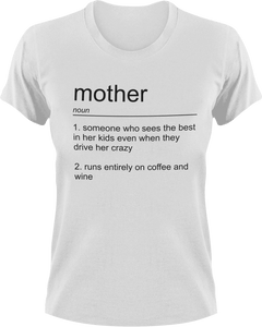 Mother T-Shirtdance mom, family, firefighter mom, Ladies, Mens, mom, mother, noun, police mom, supermom, Unisex
