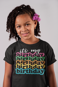 Kids Tshirt - 'Its my birthday'